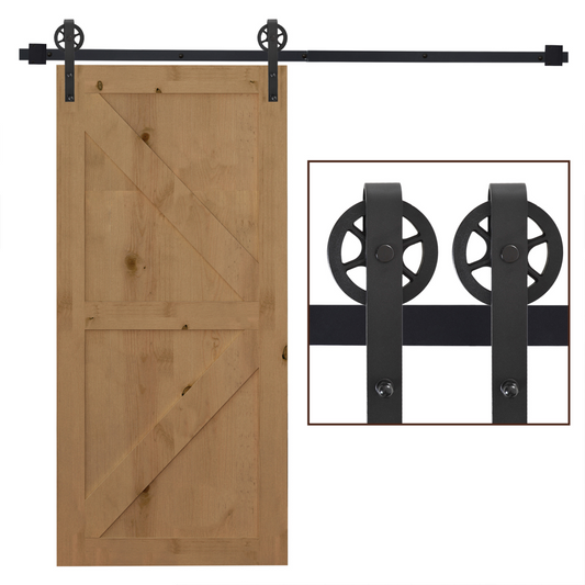 Sliding Barn Door Hardware Kit,6.6 Ft