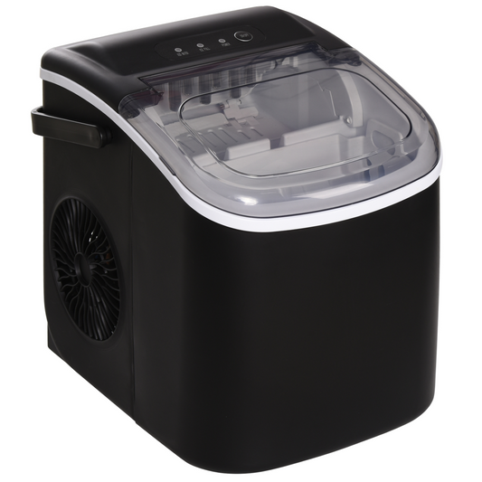 Ice Maker with Ice Scoop Basket 12Kg in 24 Hrs 9 Cubes Ready in 6-12Mins