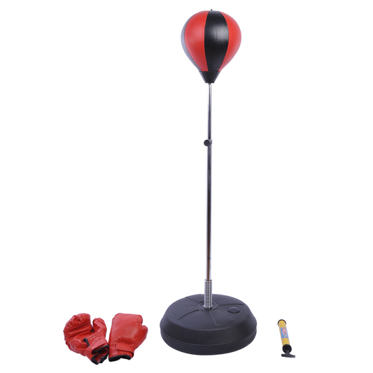Adjust Kids Training Boxing Punching Ball Bag Boxing Punching with Gloves HOMCOM