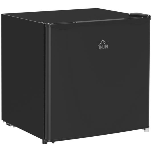 HOMCOM 46L Counter Top Fridge with Chiller Box Mini Fridge for Bedrooms Black
