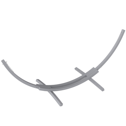 Solid Wood Crescent Arc Hammock Stand - Stylish & Sturdy Home Decor