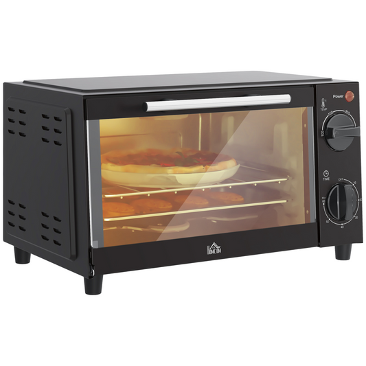 Mini Oven, 9L Countertop Electric Grill, Toaster Oven 750W